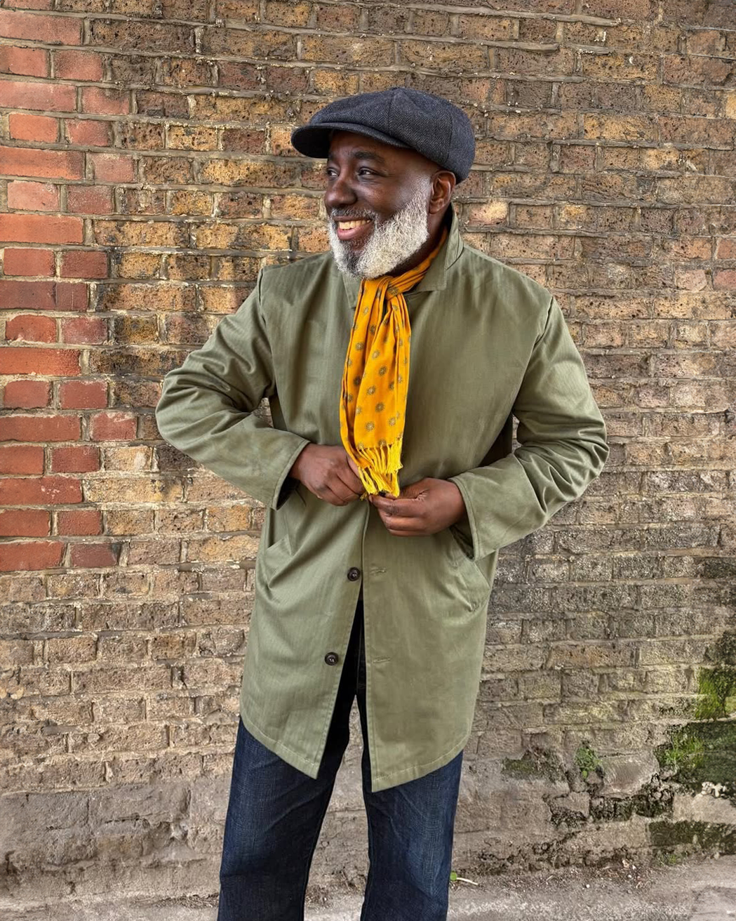 Chaqueta de trabajo francesa Moleskin Racing Green