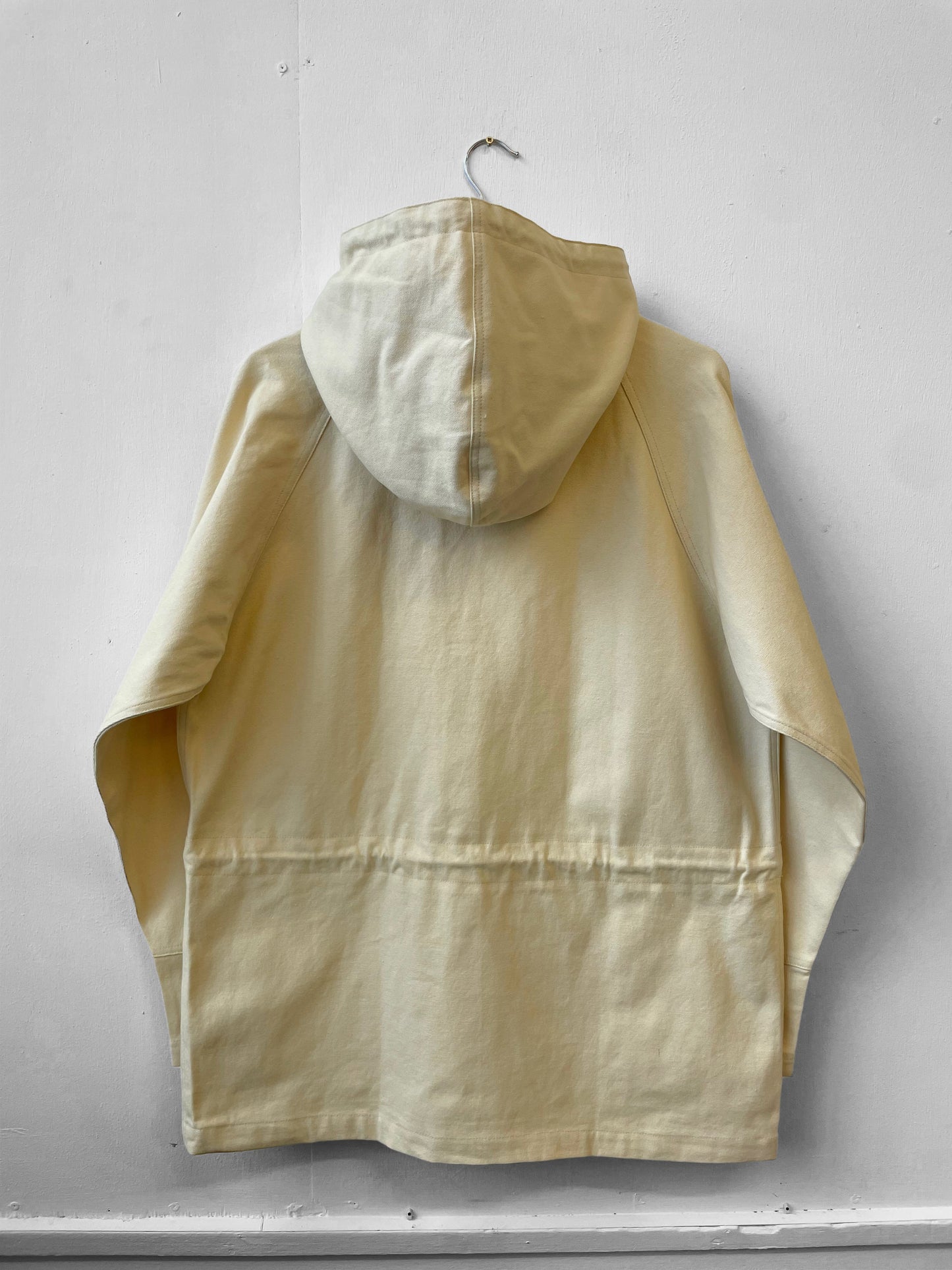 Ecru Cadet Smock 1960s Style Cotton Canvas