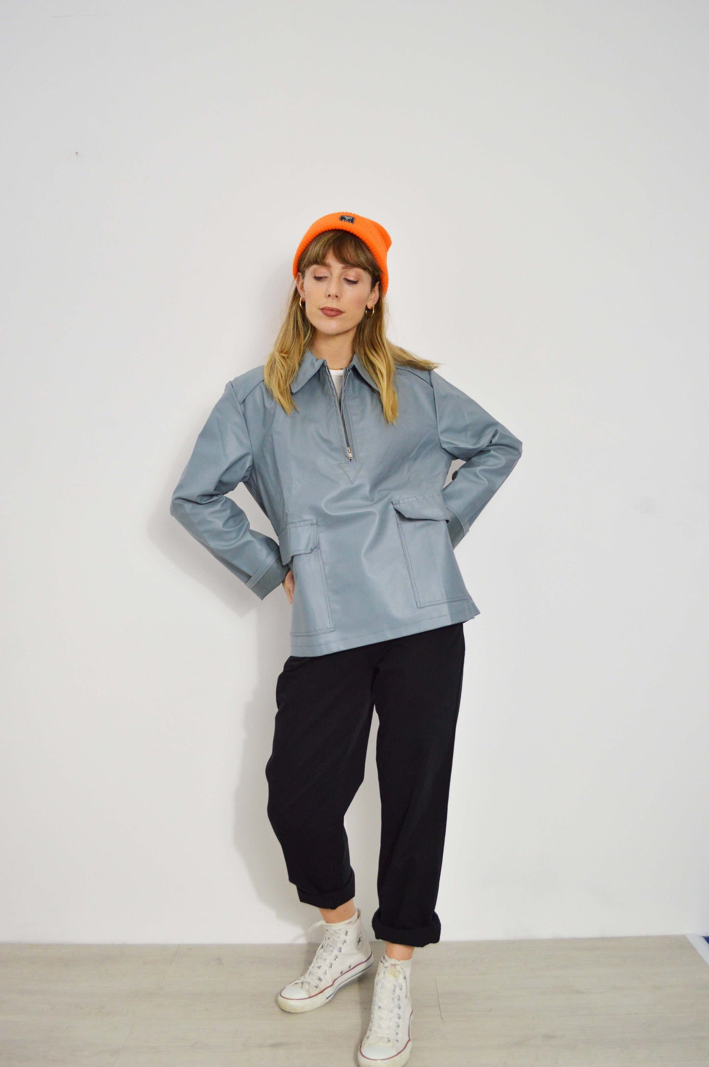 Vintage 1965 Raincoat Smock Jacket German