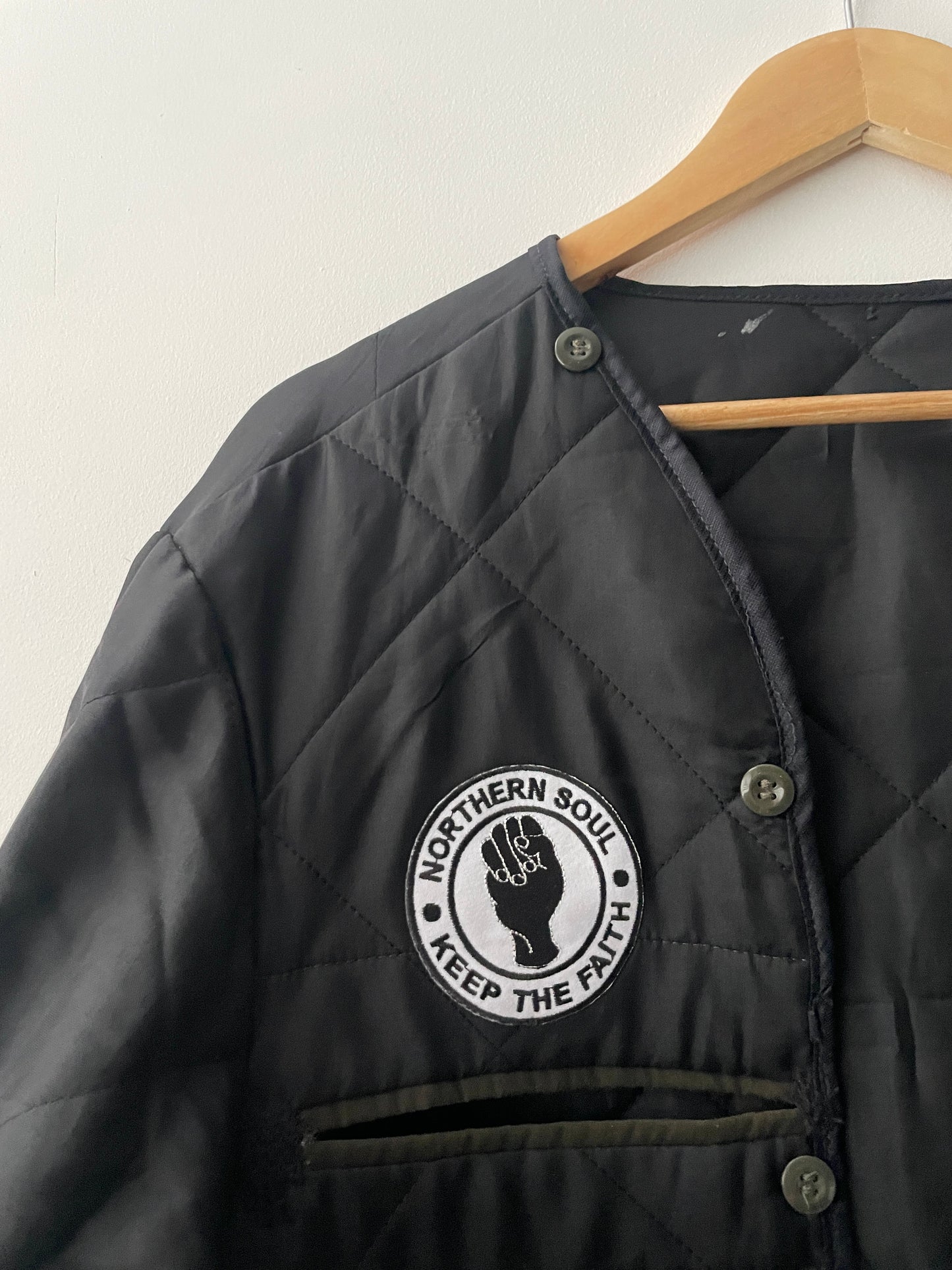 Vintage Black Liner Northern Soul