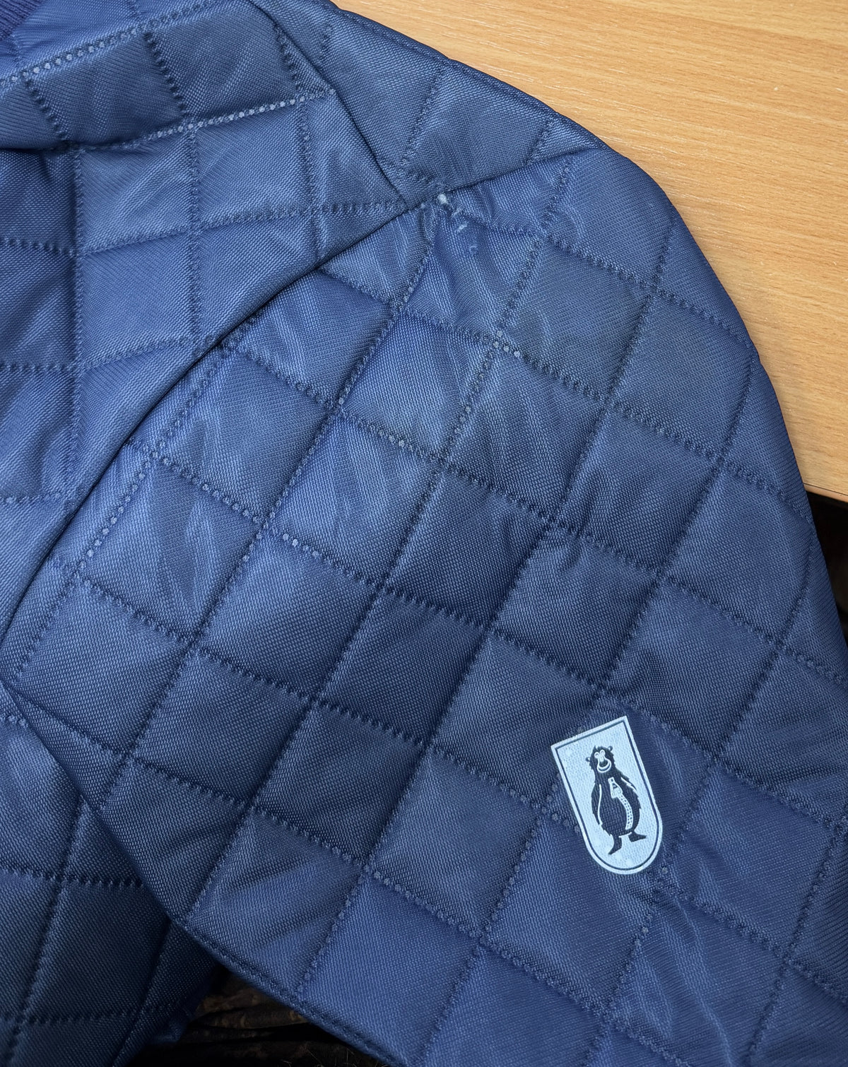 Vintage Workwear Quilted Jacket Liner Navy - Large