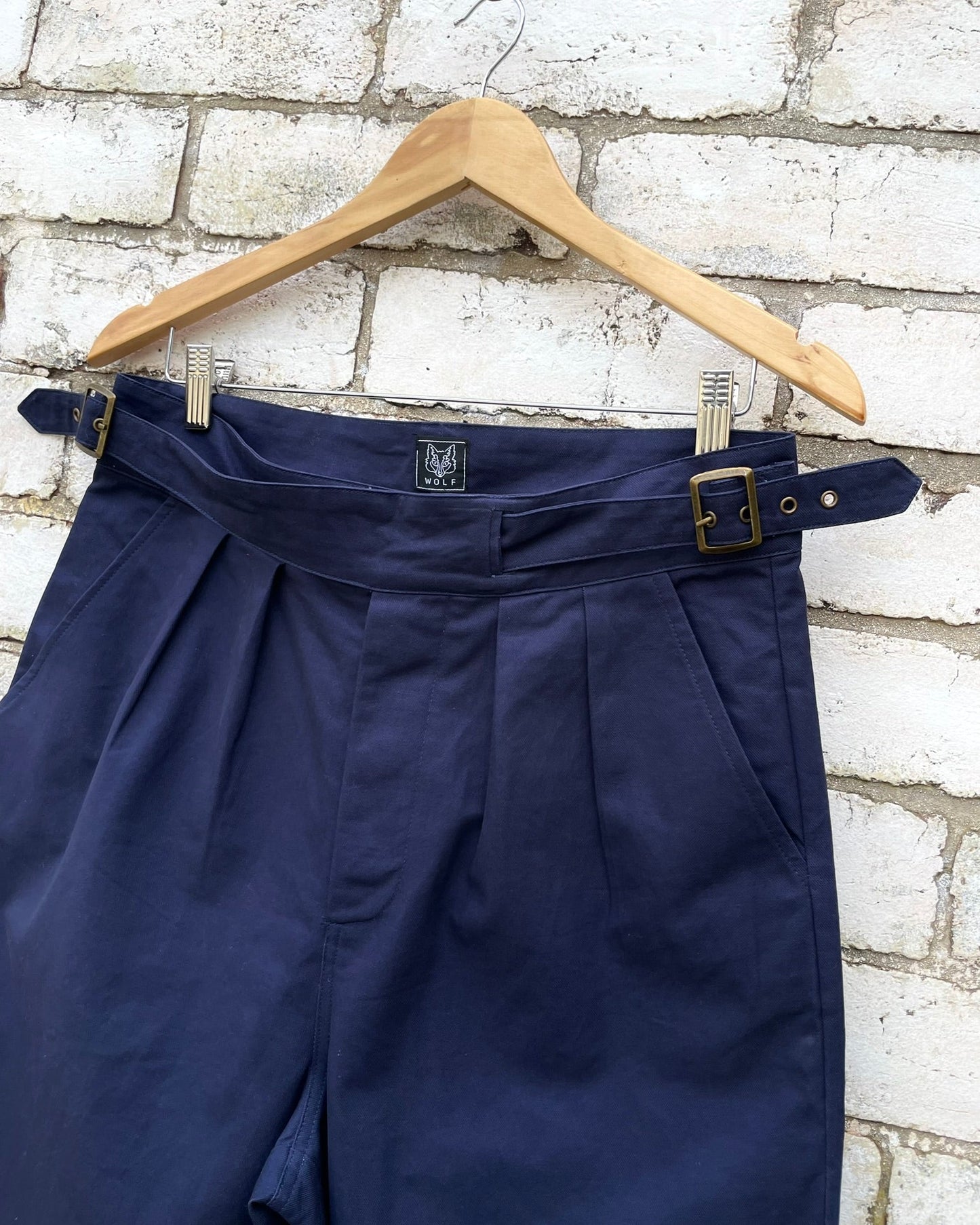 High Waisted Gurkha Pants Army Green