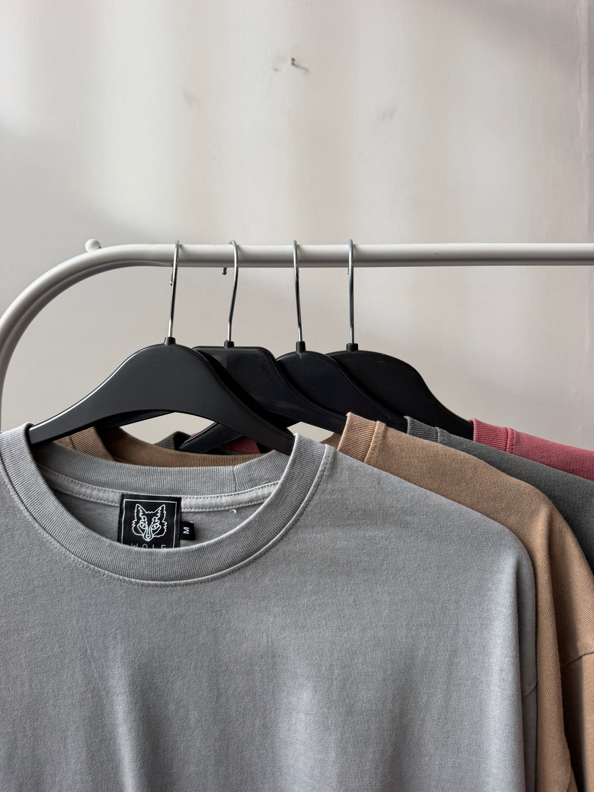 Heavy Cotton Boxy T-Shirt Washed Pebble Grey