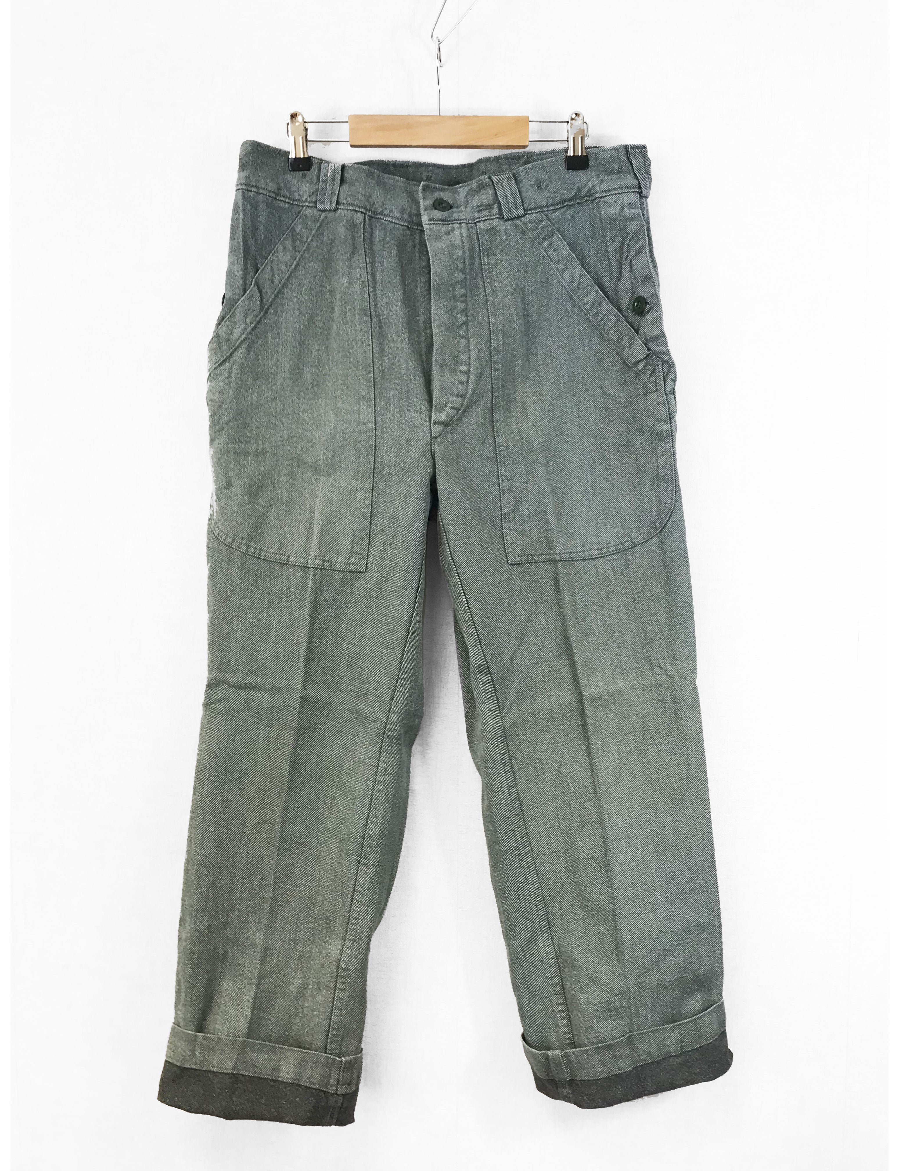 Vintage Denim 1960s Swiss Work Pants