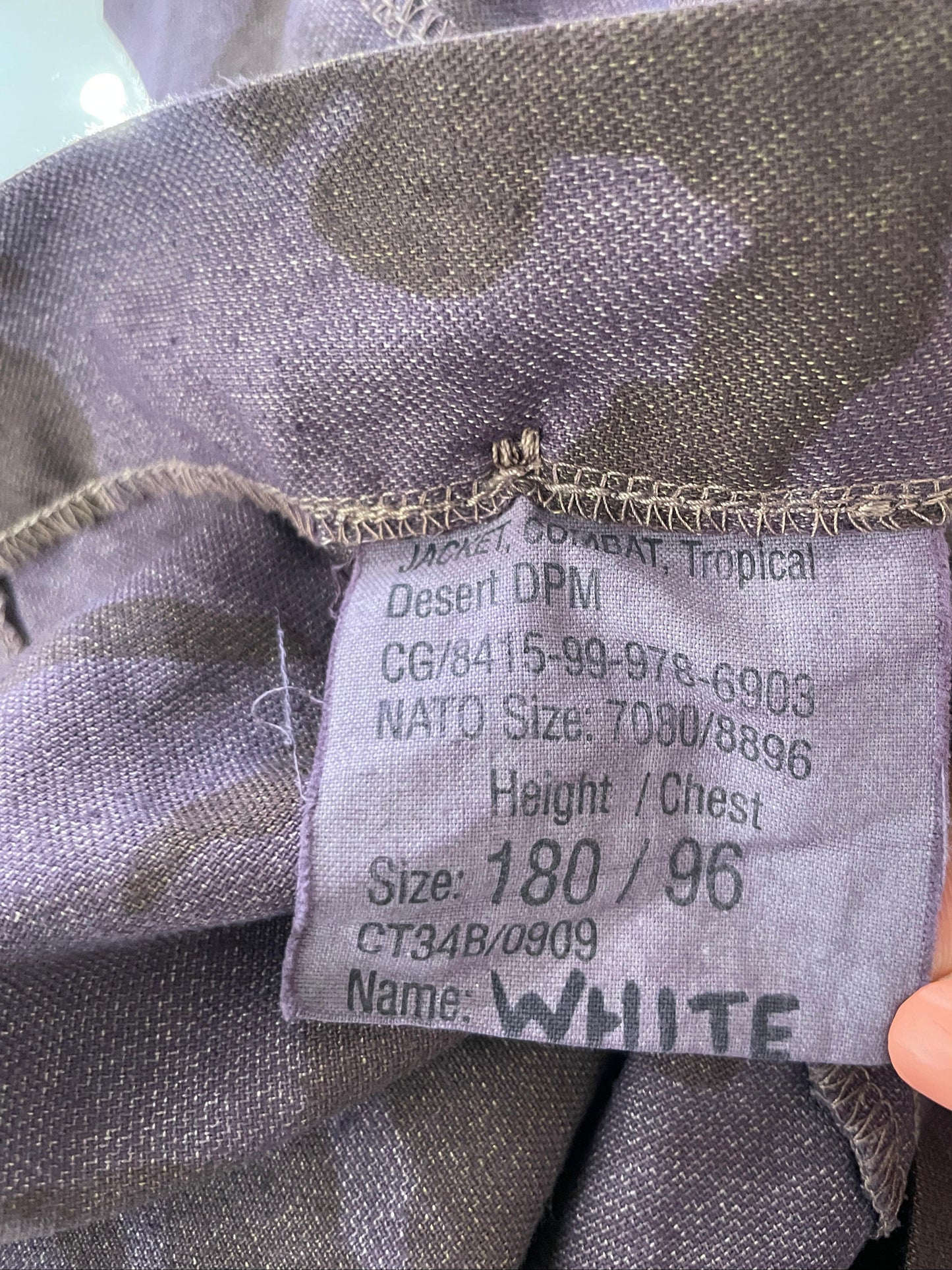 Vintage British Camo Shirt Purple