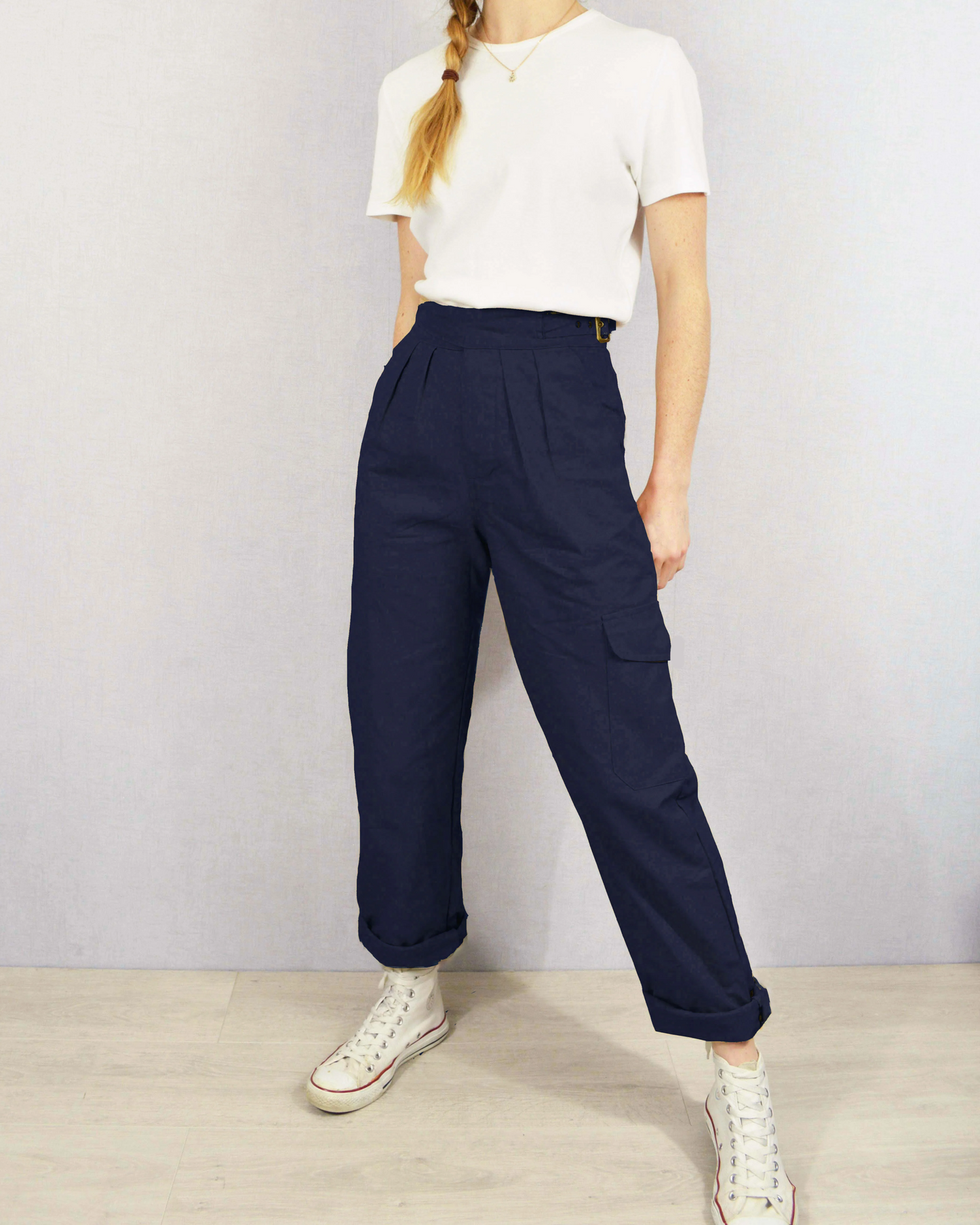 High Waisted Gurkha Pants Tan Beige