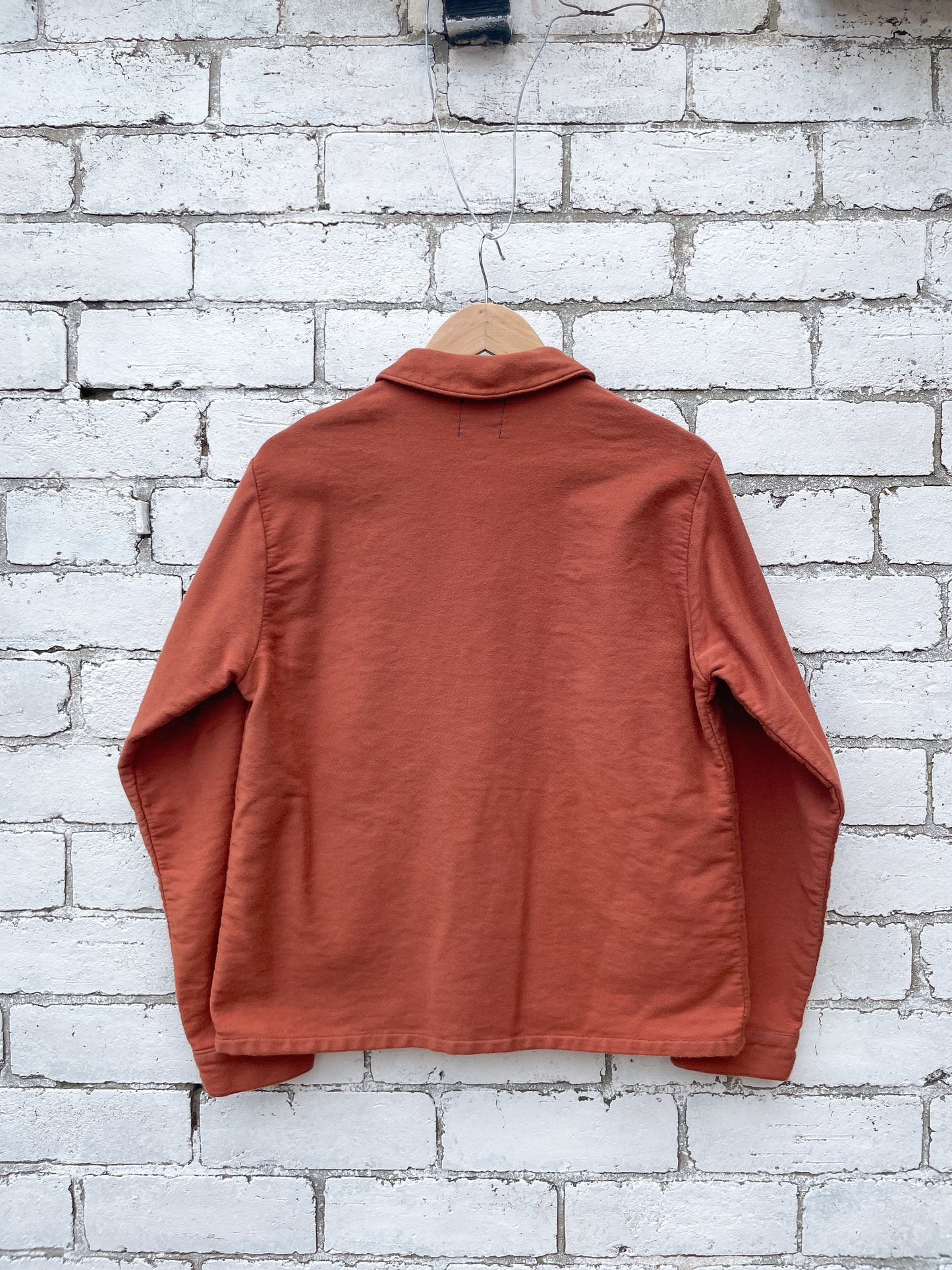 Moleskin Cotton Jacket Burnt Orange - XS
