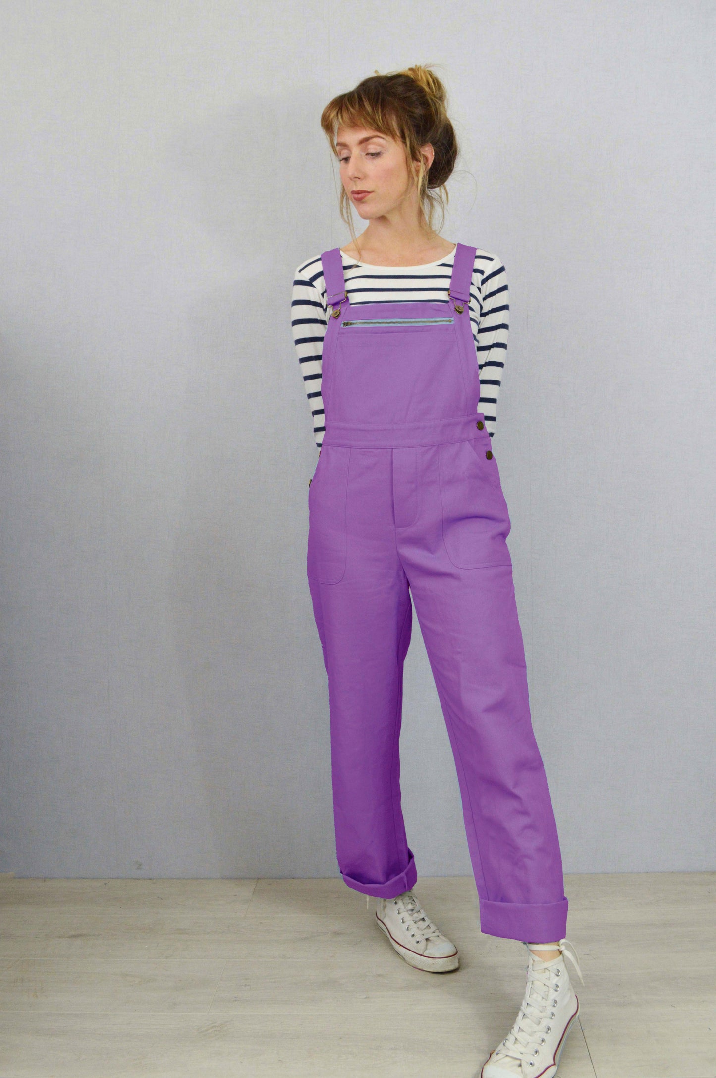 Purple Workwear Dungarees