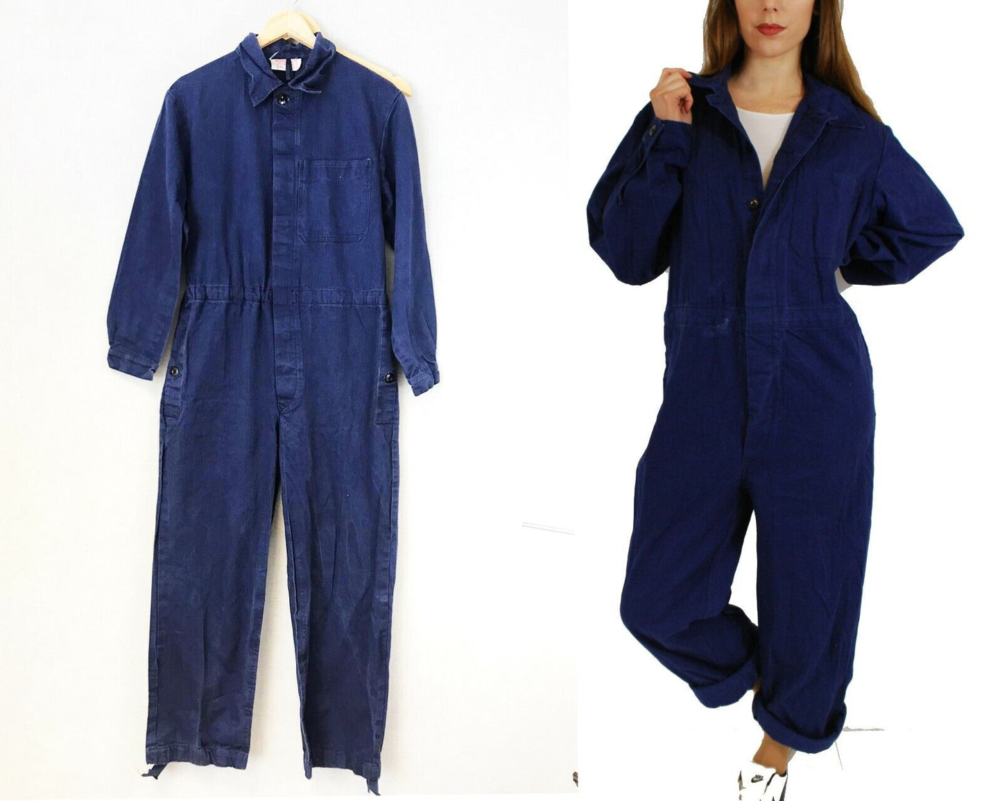 Overalls im Vintage-Stil im französischen Stil
