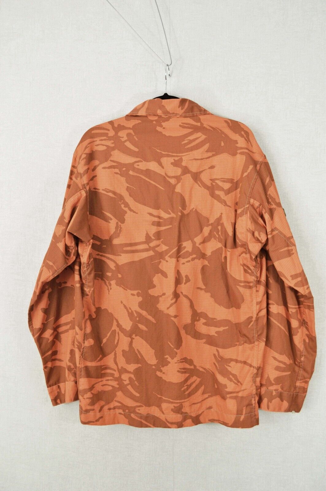 Vintage Britische Armee 90er Jahre Camo Hemd Orange