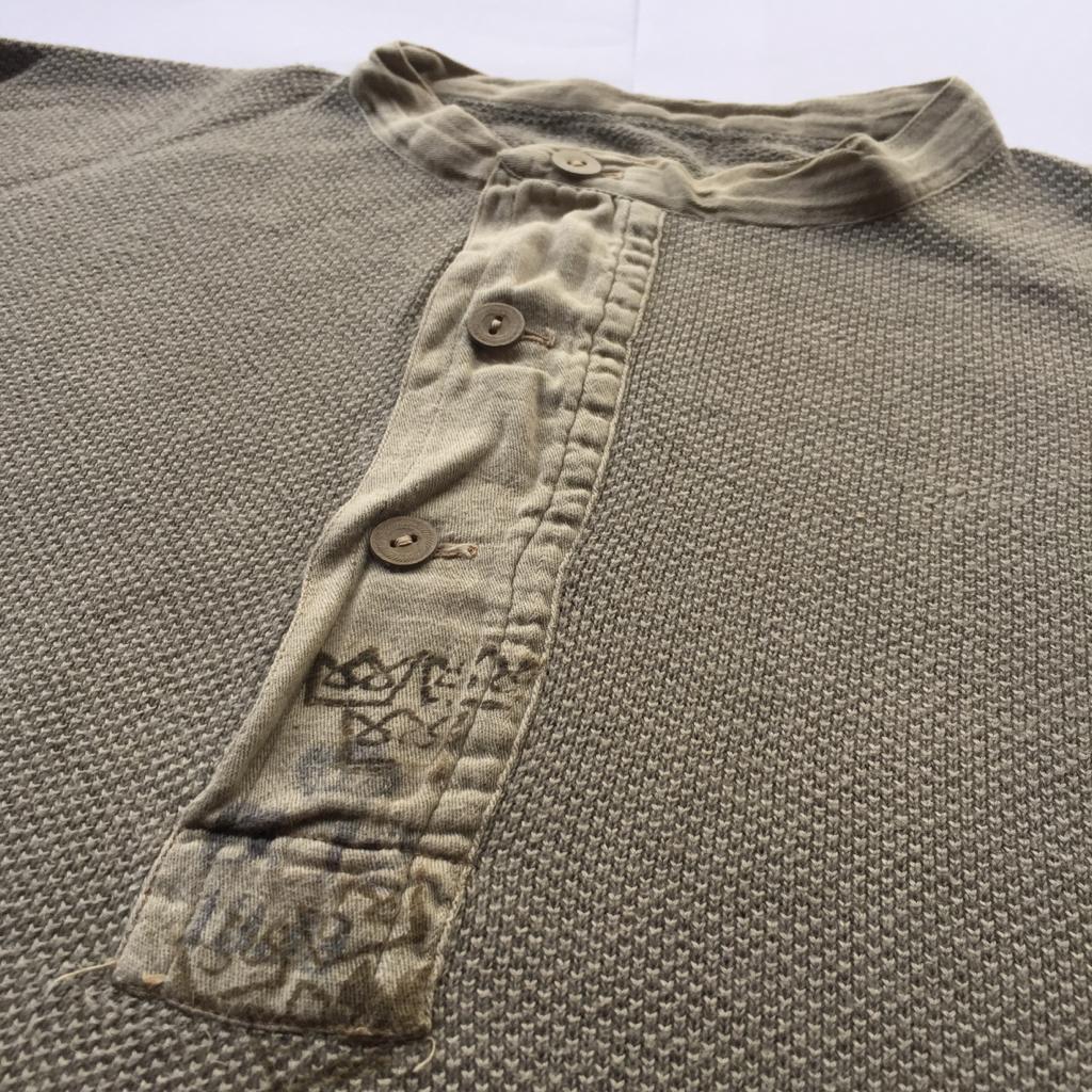 Vintage 1930s Henley Grandad Shirts - XS