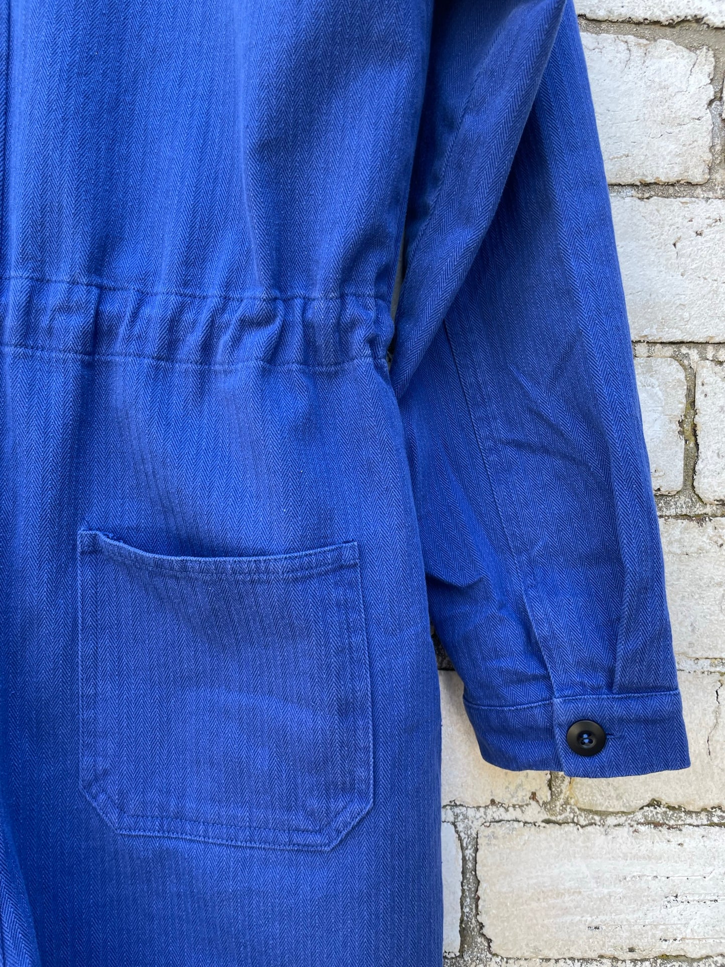 Französische Arbeitskleidung Overalls Fischgrät