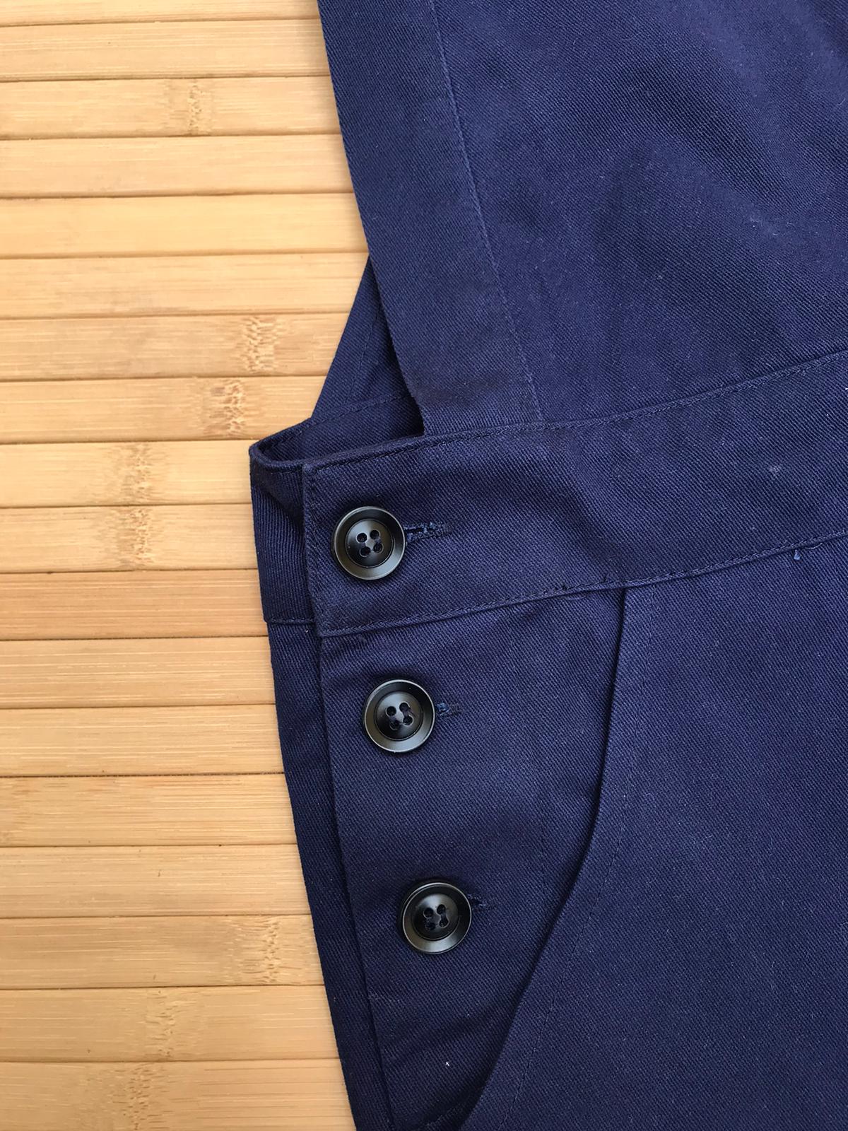 French Workwear Dungarees Cotton