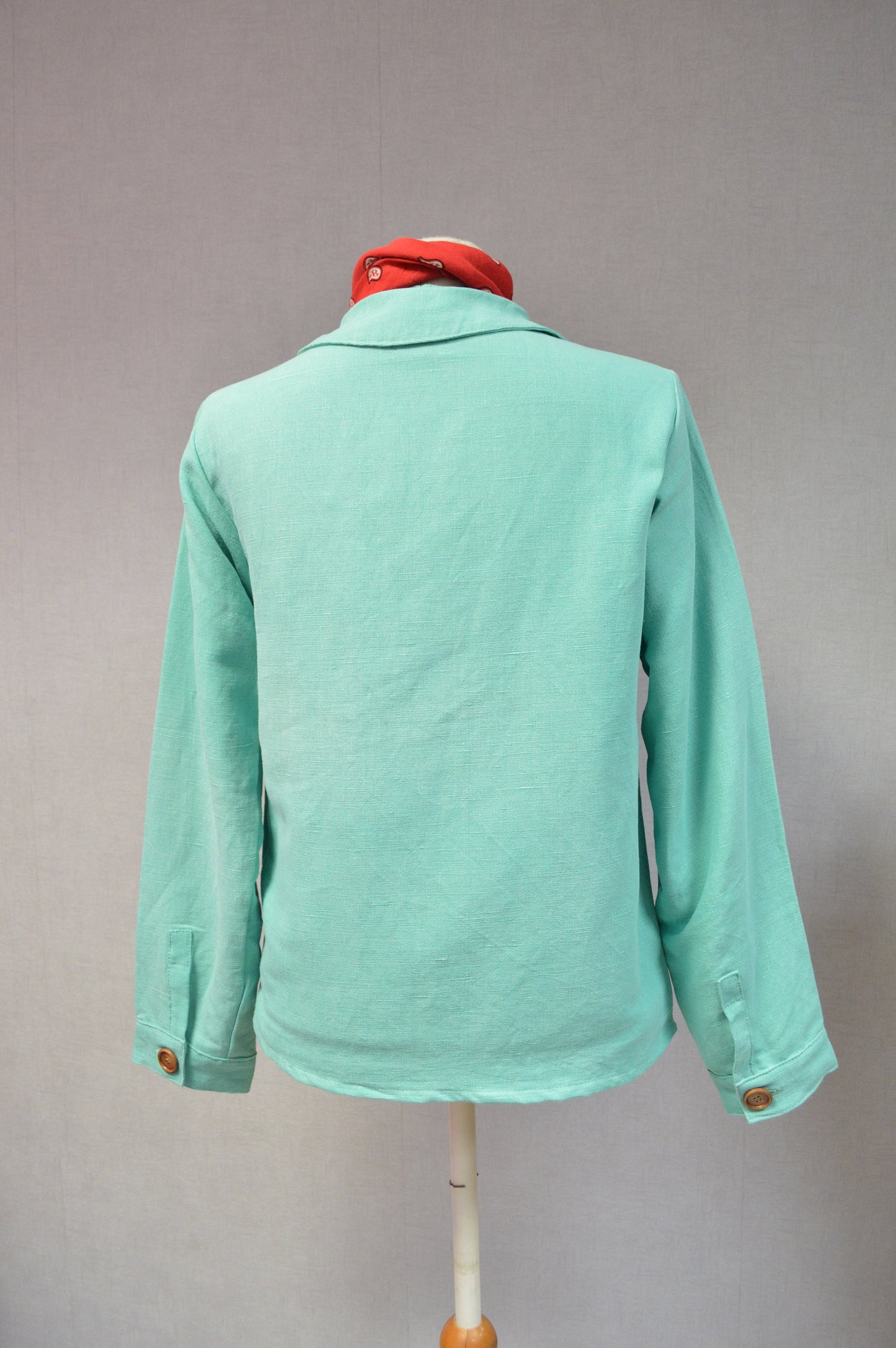 Made in England Linen French Workwear Jacket