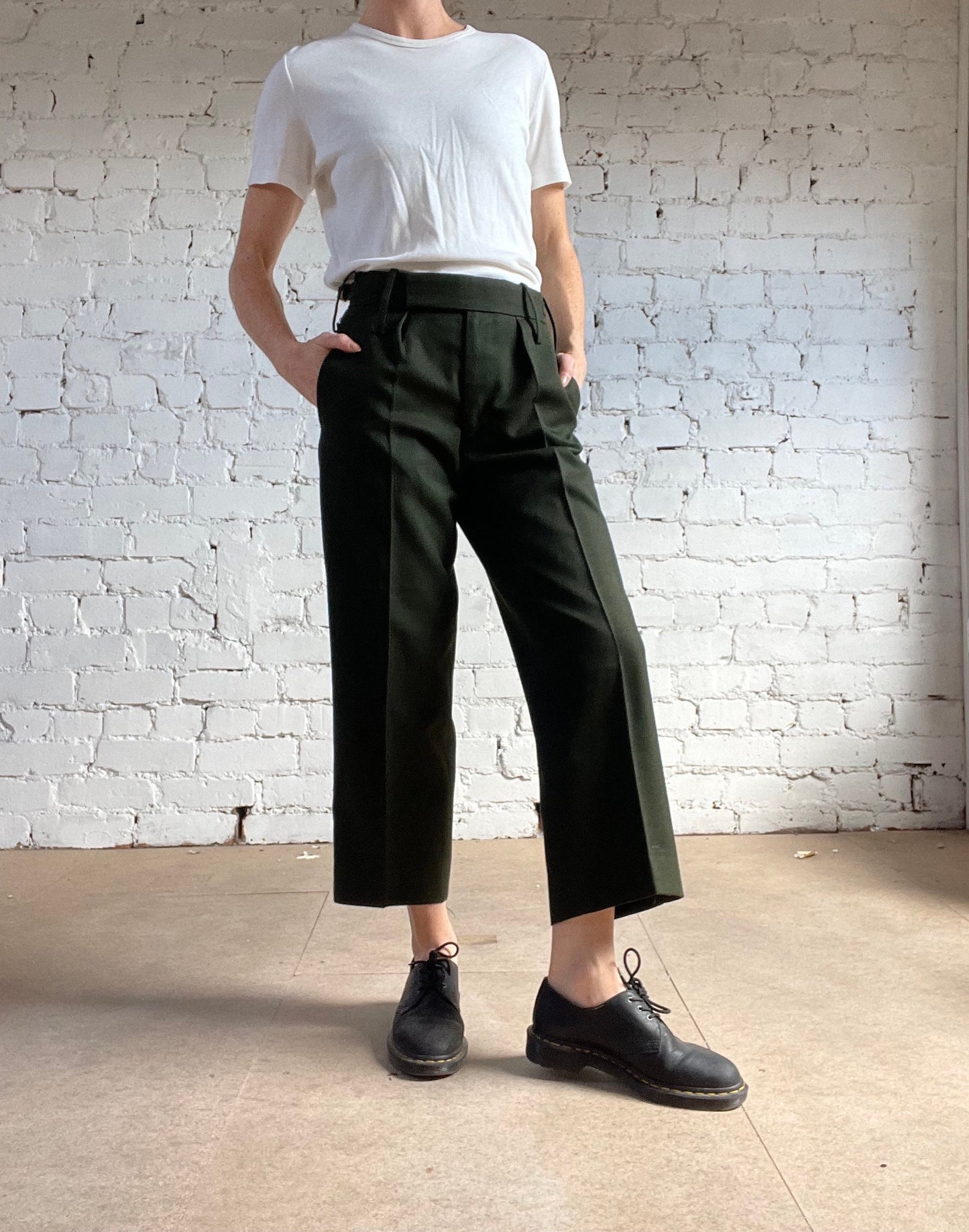 Vintage High Waist British Suit Pants