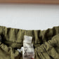 Vintage Cotton Drawstring Army Green Military Pants