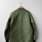 Vintage Workwear Quilted Jacket Liner Green