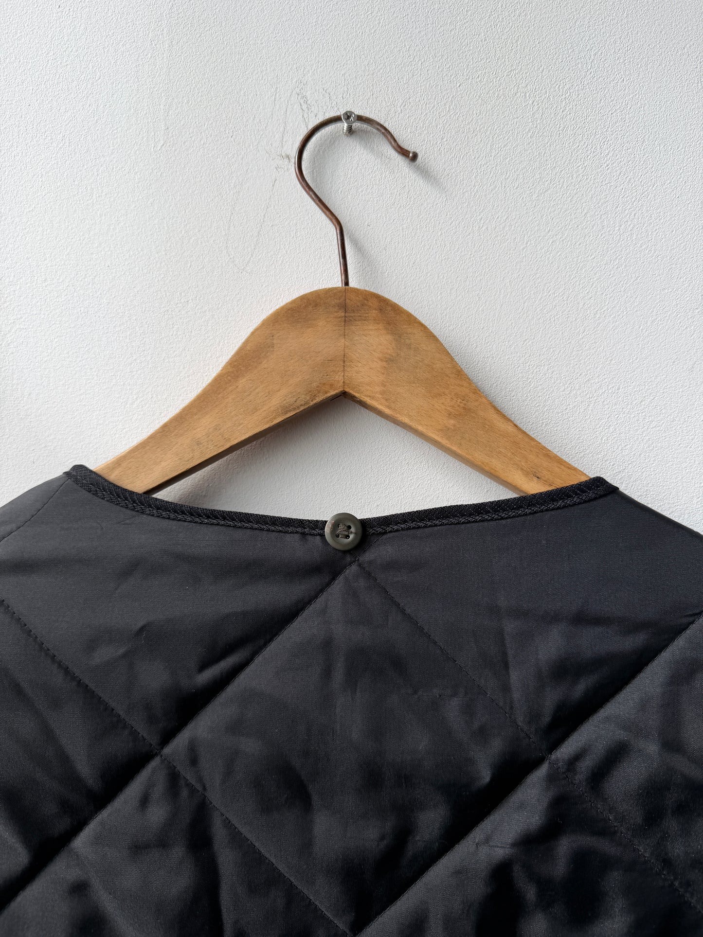 Vintage Black Liner Reworked Japanese Yellow Pockets