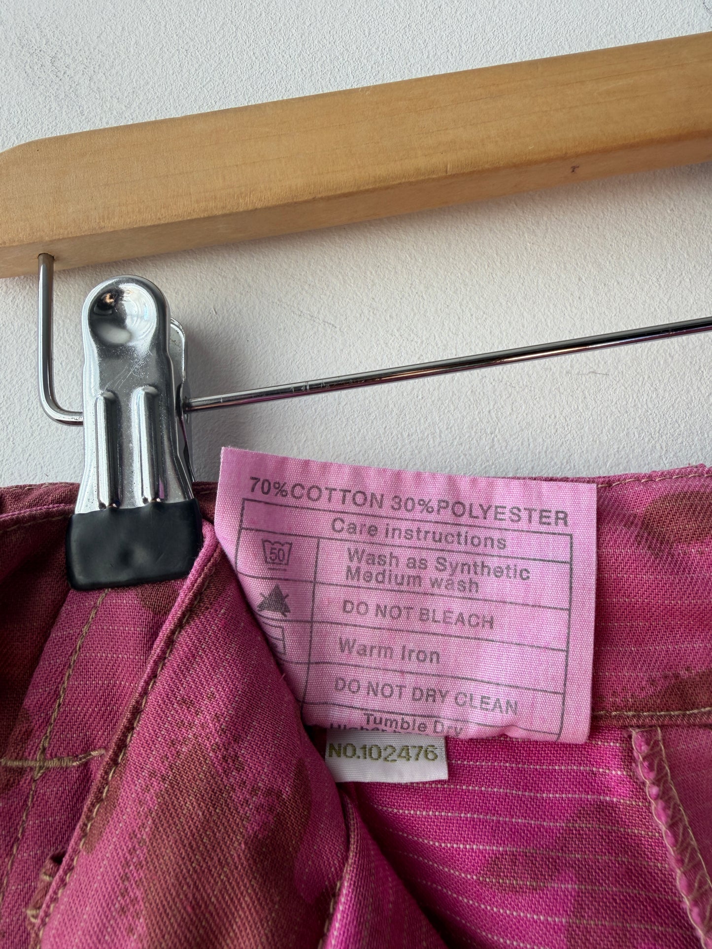 Fuchsia Pink British Camo Pants