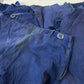 4 x French Workwear Trousers x European Distressed Chore Pants - Wholesale Job Lot