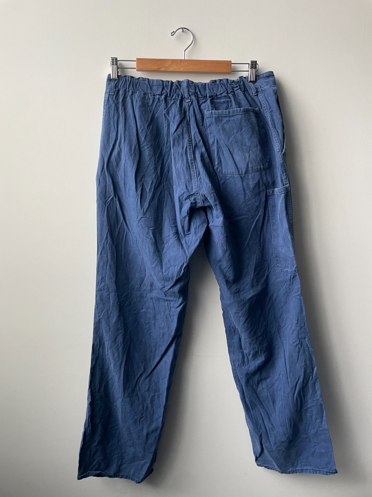 4 x French Workwear Trousers x European Distressed Chore Pants - Wholesale Job Lot