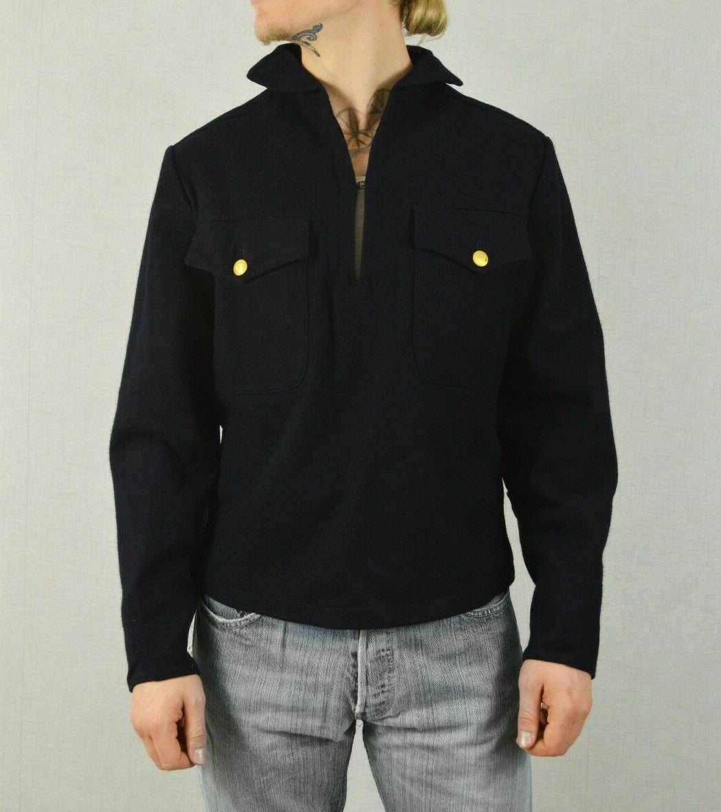 14 x Vintage Military Smock Jackets - 1960s Swedish Wool Coat - Wholesale Job Lot