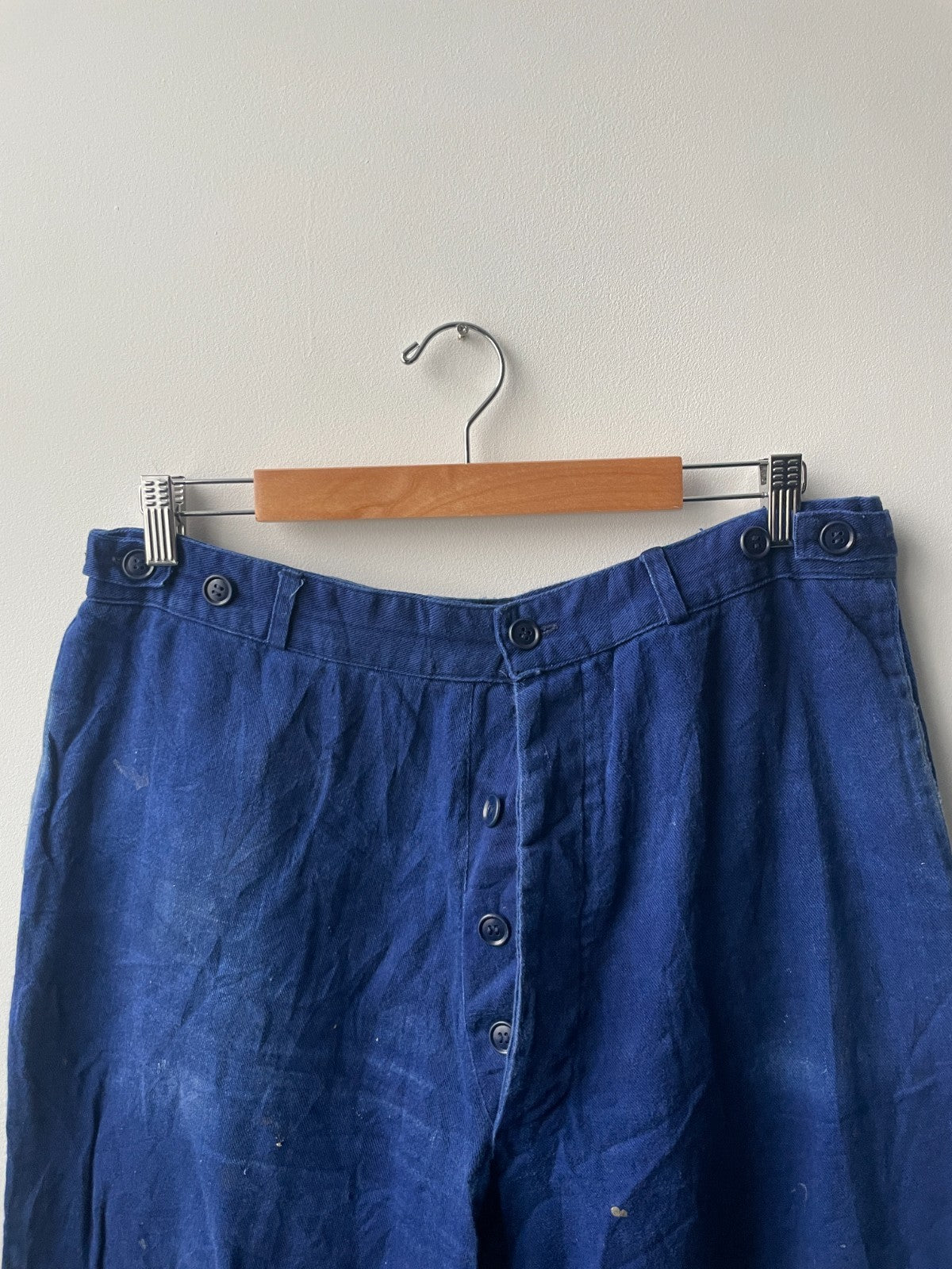 4 x French Workwear Trousers x European Distressed Chore Pants - Wholesale Job Lot