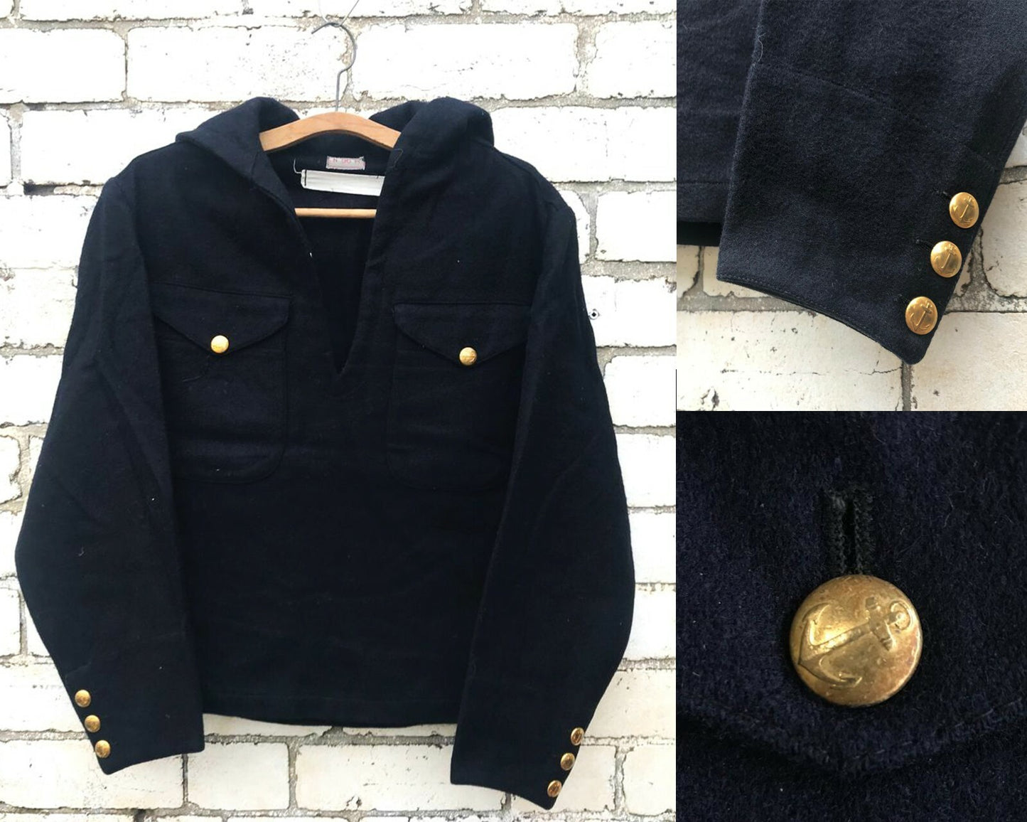 14 x Vintage Military Smock Jackets - 1960s Swedish Wool Coat - Wholesale Job Lot