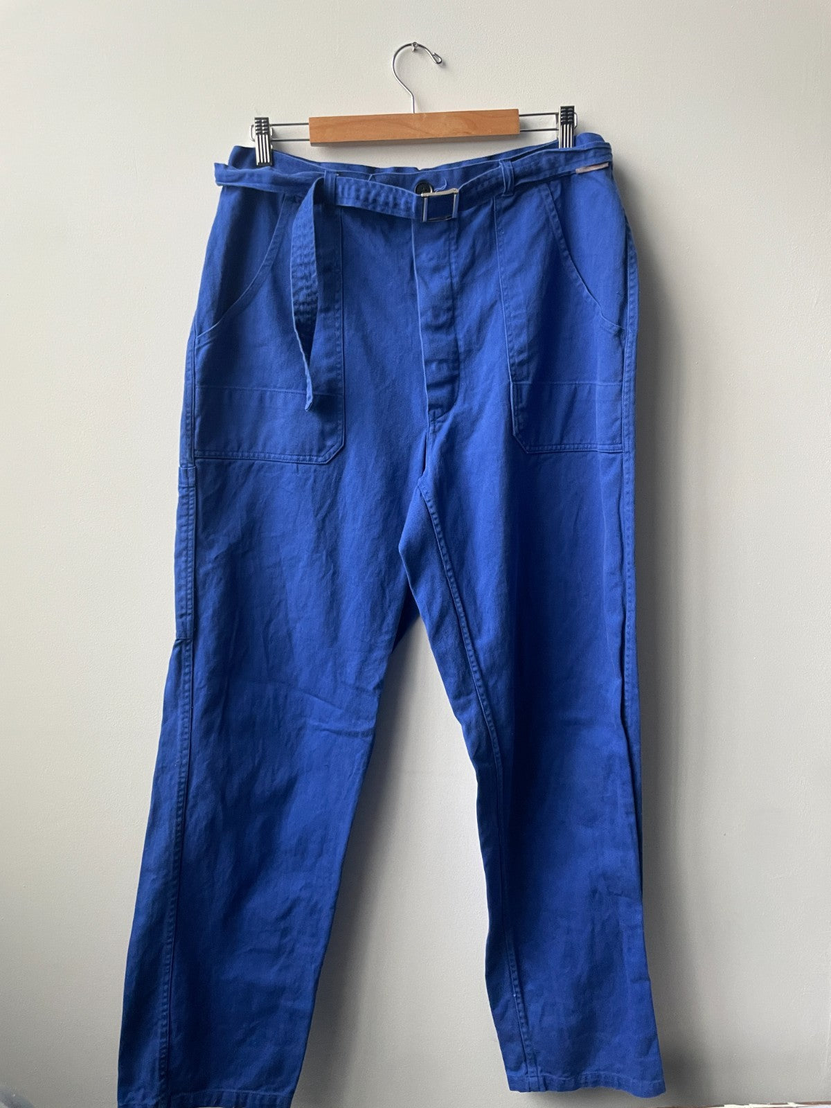 4 x French Workwear Trousers x European Distressed Chore Pants - Wholesale Job Lot