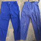 4 x French Workwear Trousers x European Distressed Chore Pants - Wholesale Job Lot