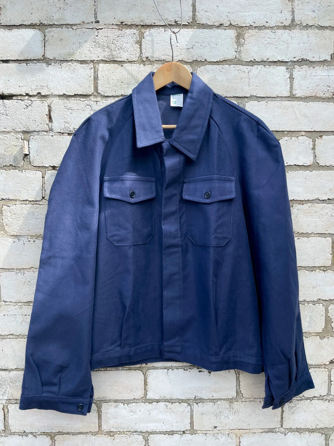 Vintage Italian Bomber Jacket Moleskin