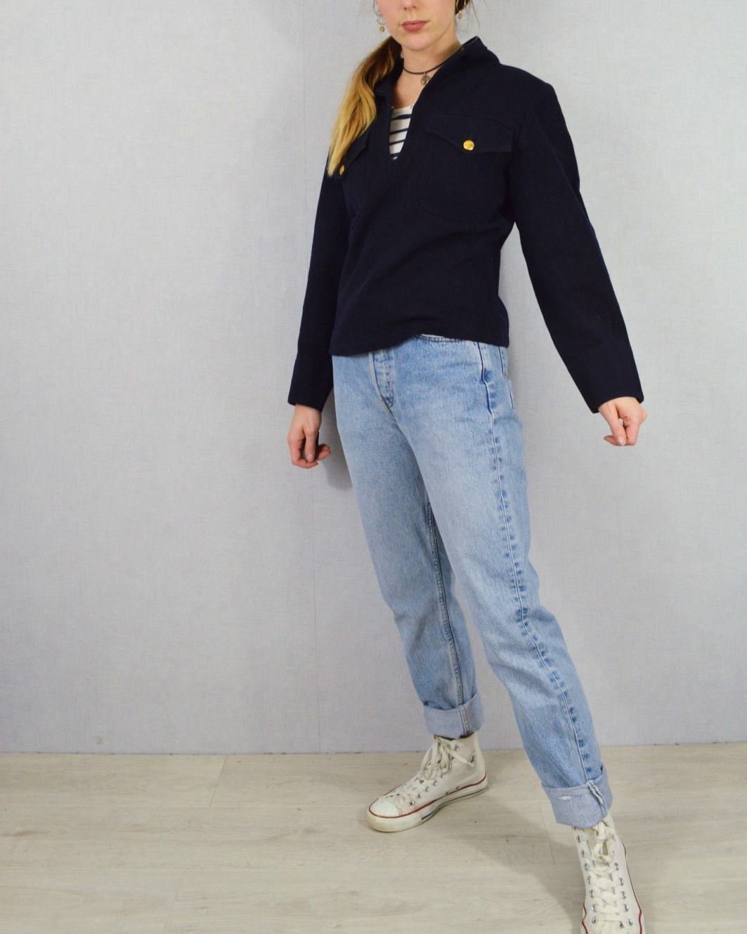 14 x Vintage Military Smock Jackets - 1960s Swedish Wool Coat - Wholesale Job Lot