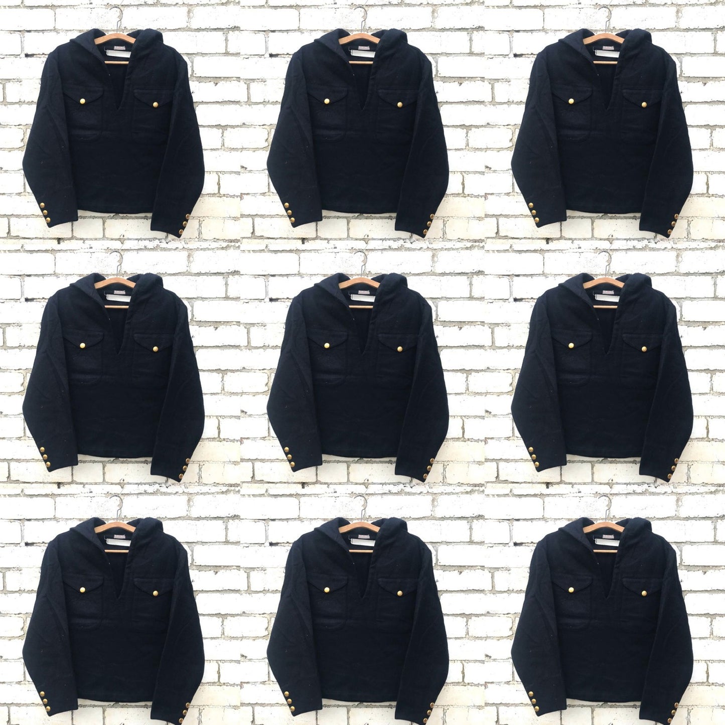 14 x Vintage Military Smock Jackets - 1960s Swedish Wool Coat - Wholesale Job Lot