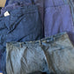 4 x French Workwear Trousers x European Distressed Chore Pants - Wholesale Job Lot