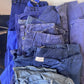 4 x French Workwear Trousers x European Distressed Chore Pants - Wholesale Job Lot