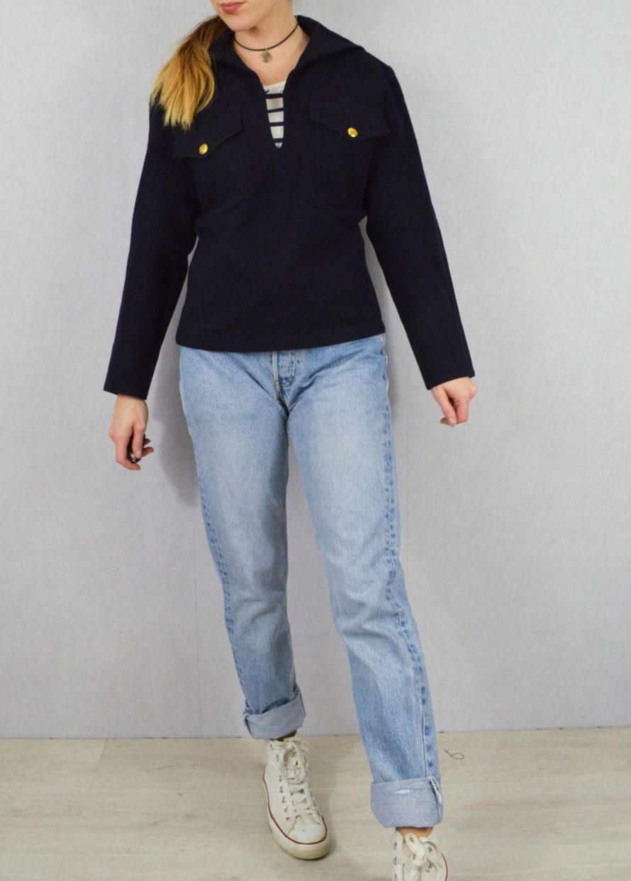 14 x Vintage Military Smock Jackets - 1960s Swedish Wool Coat - Wholesale Job Lot