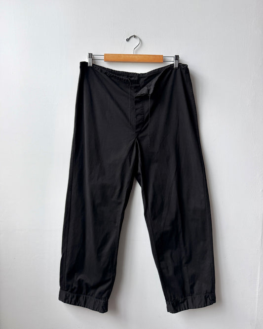 Vintage Charcoal Black Workwear Pants