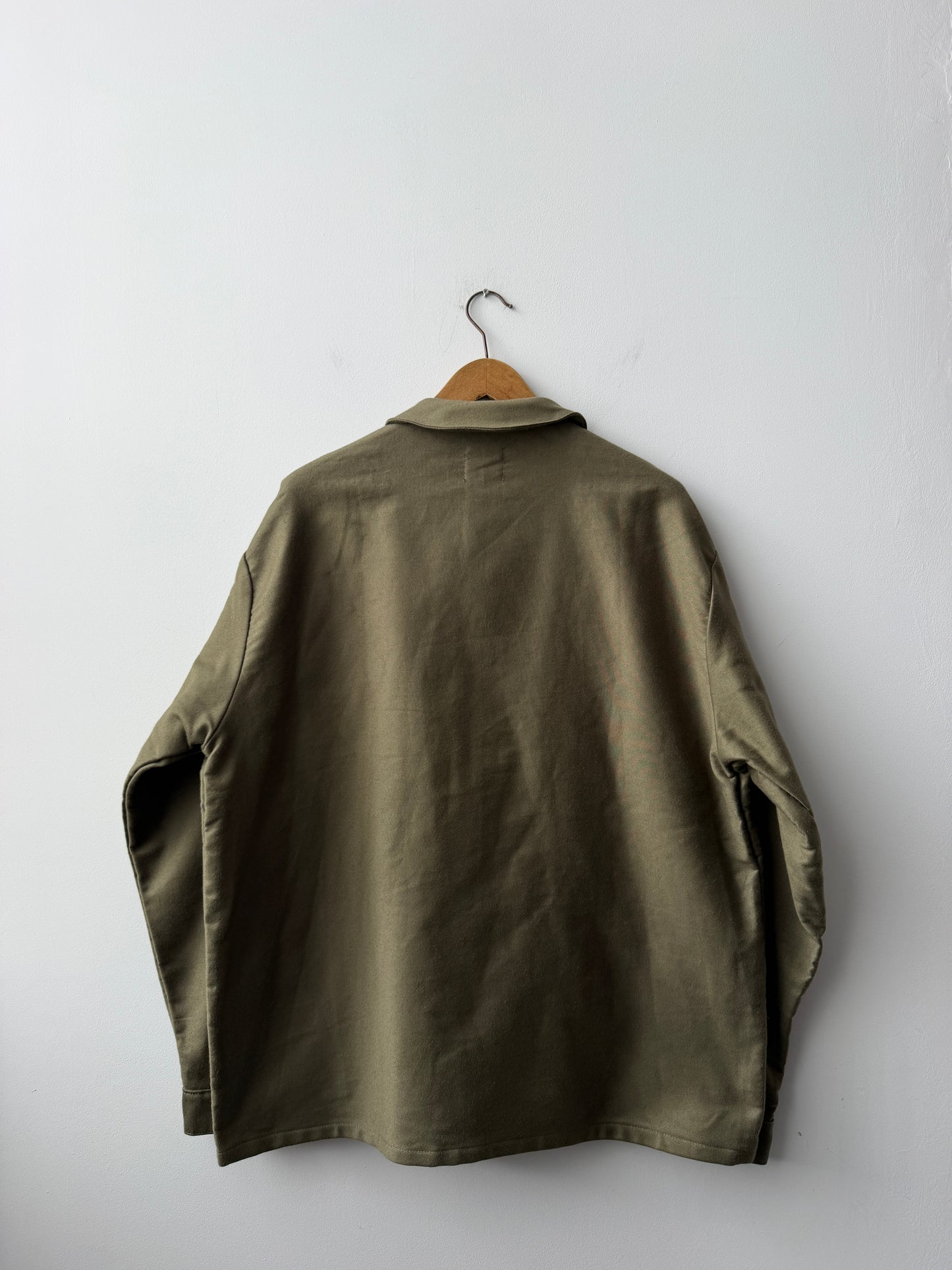 WOLF Reworked Chore Jacket Contrast Mustard Blanket Stitch 3XL