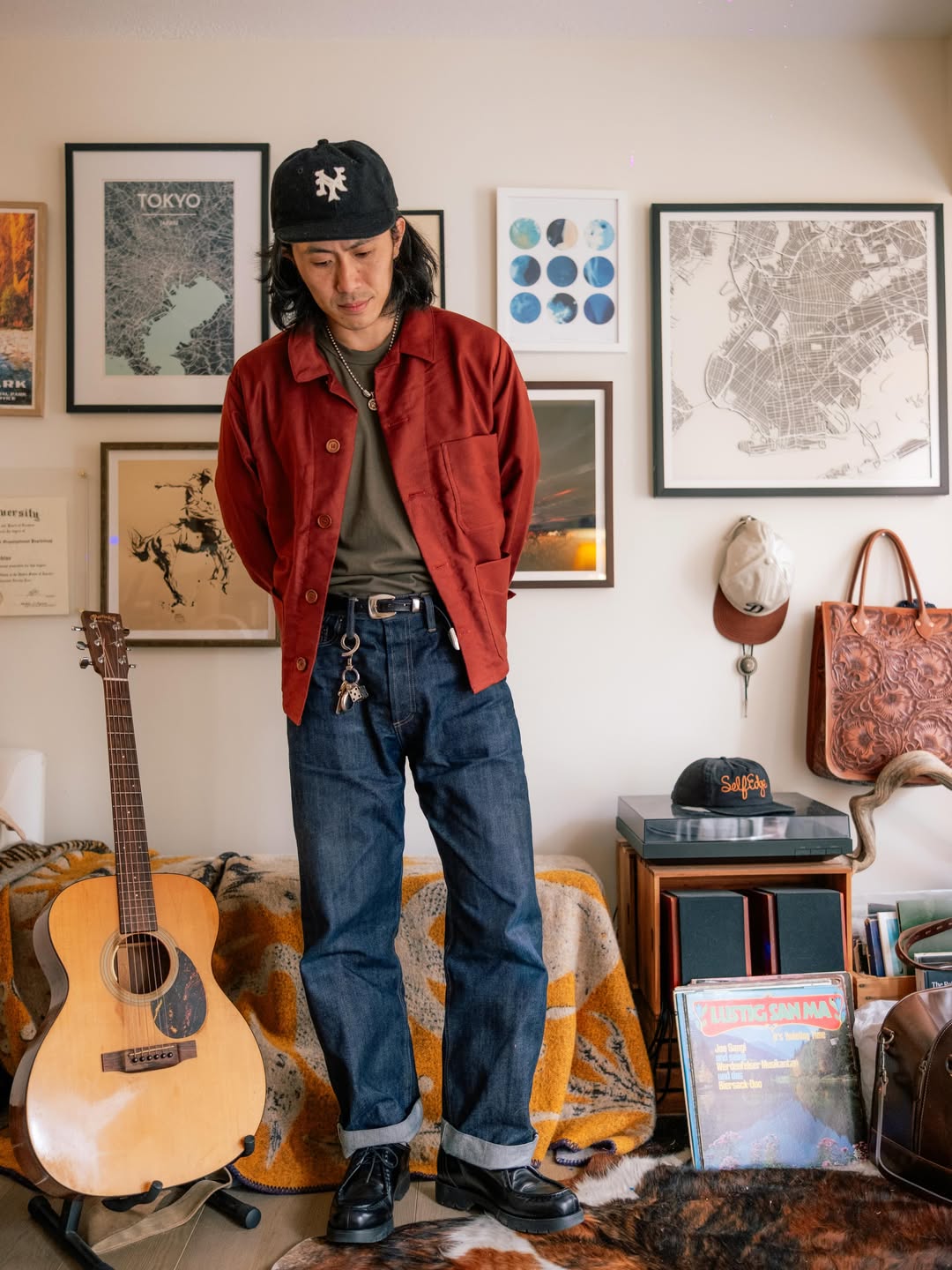 Rust Moleskin Chore Jacket