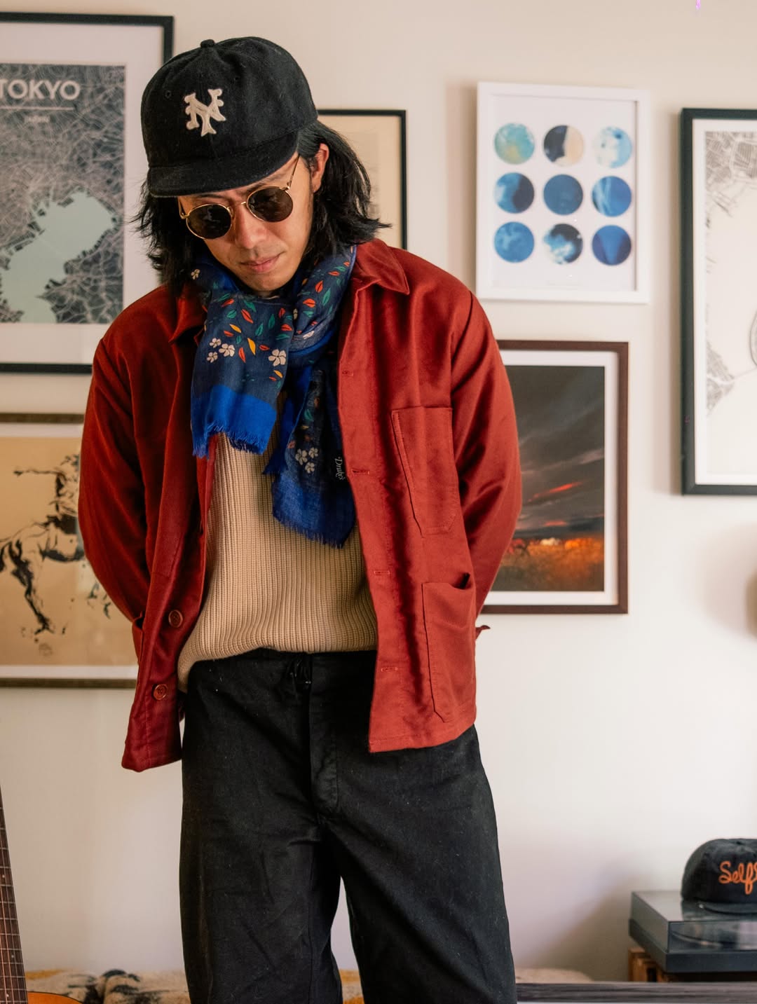 Vintage Charcoal Black Workwear Pants Reworked