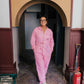 Mono vintage rosa chicle