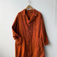 Vintage Duster Shop Coat Workwear Jacket Burnt Orange