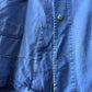 Vintage Repaired Blue Duster Workwear Coat
