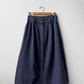 1950s Button Down A-line Utility Skirt Navy Blue