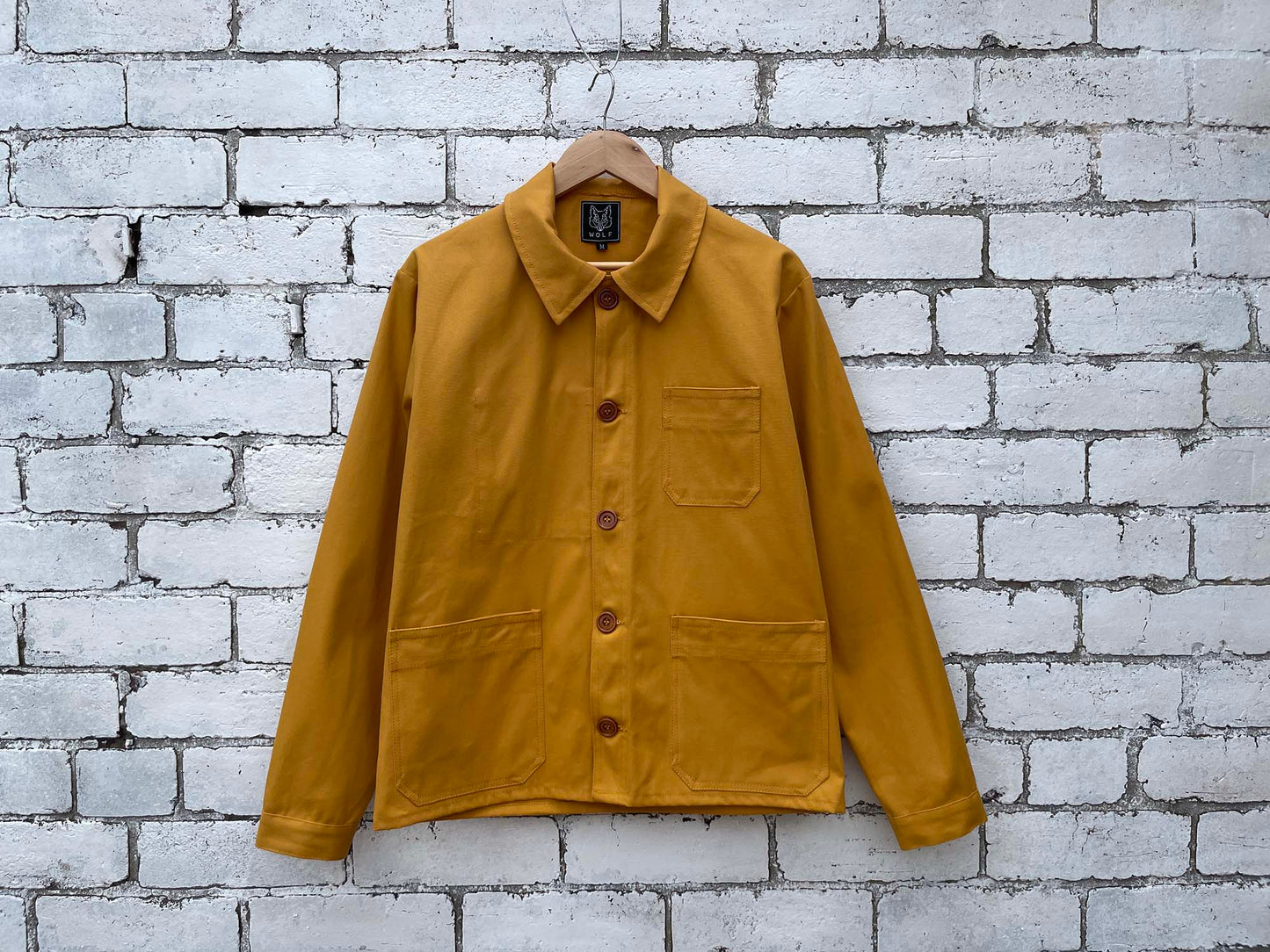 Mustard Workwear Jacket Cotton Canvas