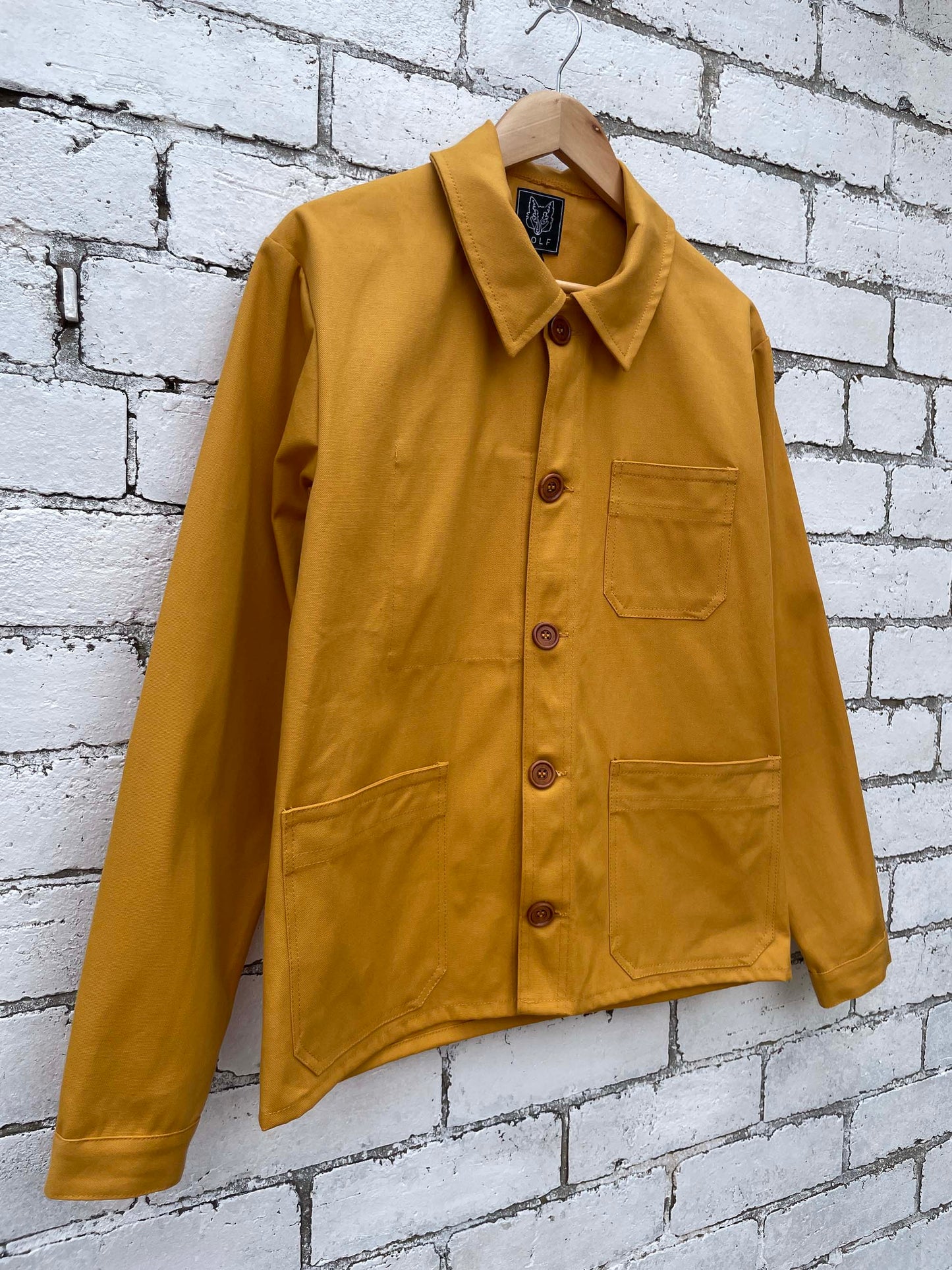 Mustard Workwear Jacket Cotton Canvas