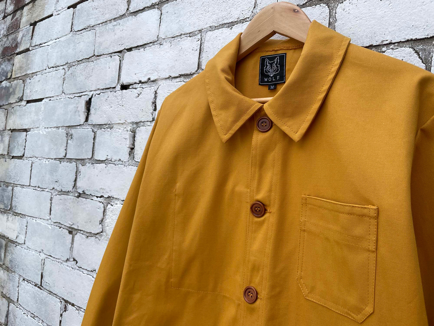 Mustard Workwear Jacket Cotton Canvas