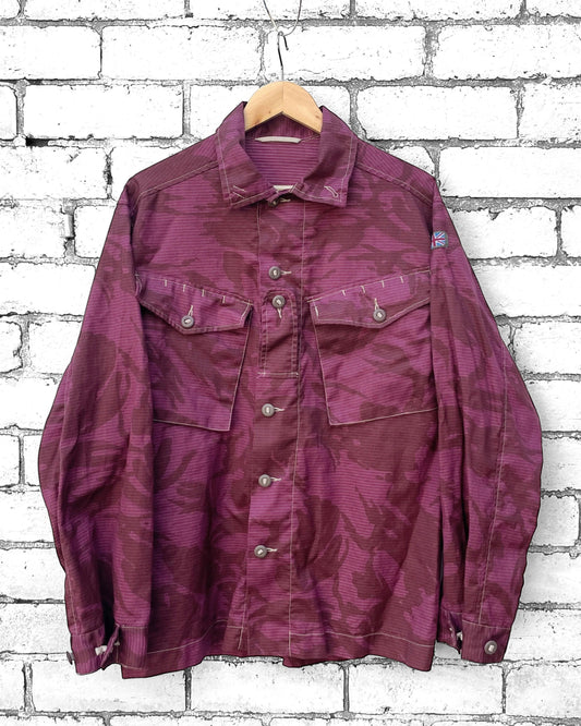 Vintage Dark Pink British Camo Jacket