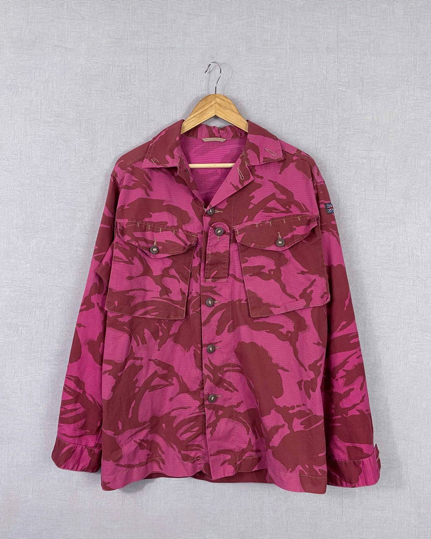 Vintage Pink Camo Army Shirt