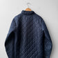 Vintage Workwear Quilted Jacket Liner Navy